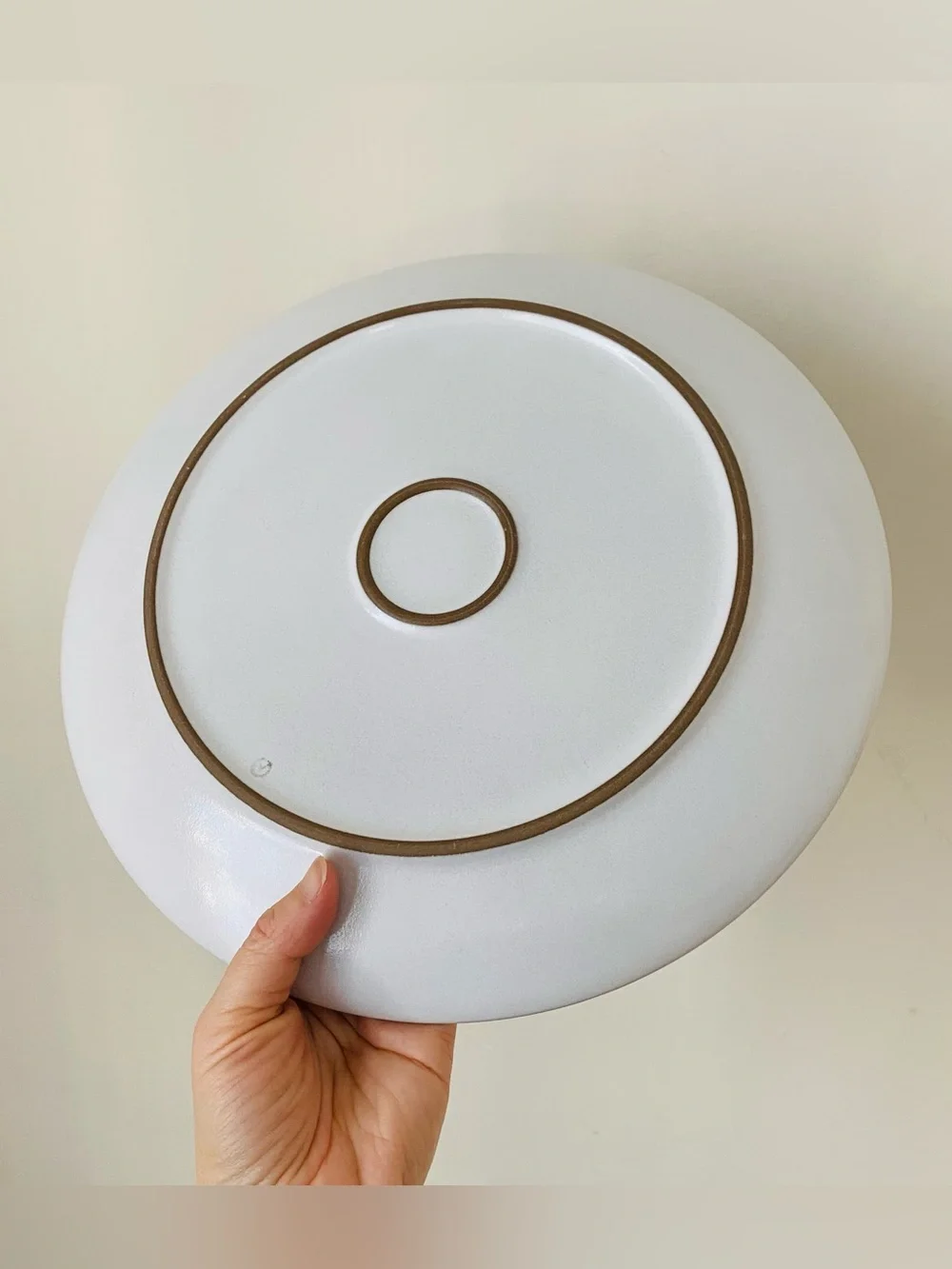 $58 New Heath Ceramics Opaque White Coupe Dinner Plate 11'' Diameter 830-1